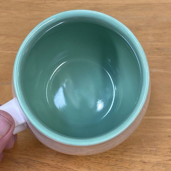 Hallmark Coffee Mug Cup Life with Friends is Simply Better Green White 14 Oz - Picture 7 of 9